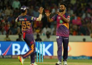 Jaydev Unadkat's hat-trick guides Pune to 12 runs... Jaydev Unadkat's hat-trick guides Pune to 12 runs...