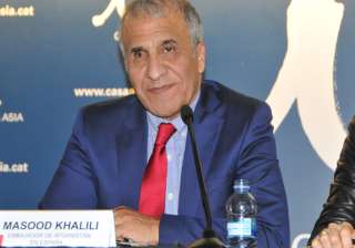 Masood Khalili is the ambassador of Afghanistan... Masood Khalili is the ambassador of Afghanistan...