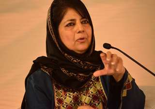 File pic of Mehbooba Mufti - India TV File pic of Mehbooba Mufti - India TV