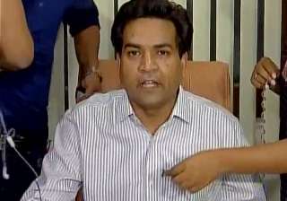 AAP leader Kapil Mishra speaks to media in Delhi... AAP leader Kapil Mishra speaks to media in Delhi...