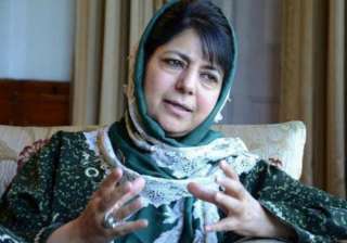 File pic of Mehbooba Mufti - India TV File pic of Mehbooba Mufti - India TV