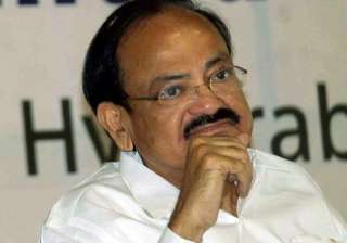File pic of Union Minister Venkaiah Naidu - India... File pic of Union Minister Venkaiah Naidu - India...