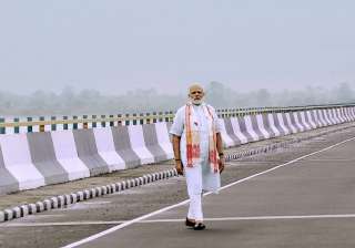 File pic - PM Modi at the newly inaugurated... File pic - PM Modi at the newly inaugurated...