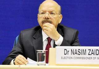 File pic of CEC Nasim Zaidi - India TV File pic of CEC Nasim Zaidi - India TV