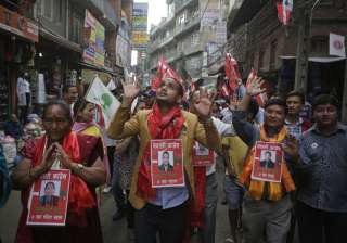 Election campaign for Nepal civic bodies elections - India TV Election campaign for Nepal civic bodies elections - India TV