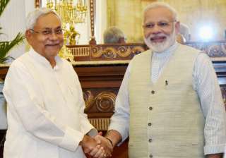 Nitish Kumar calls on the Prime Minister Narendra... Nitish Kumar calls on the Prime Minister Narendra...