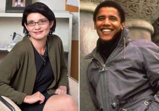 Sheila Miyoshi Jager and Barack Obama - India TV Sheila Miyoshi Jager and Barack Obama - India TV