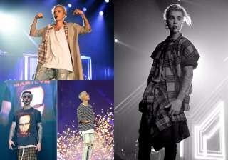 Justin Bieber’s laid-back concert fashion is so... Justin Bieber’s laid-back concert fashion is so...