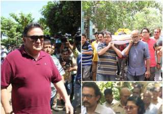 Reema Lagoo funeral: Aamir Khan, Rishi Kapoor,... Reema Lagoo funeral: Aamir Khan, Rishi Kapoor,...
