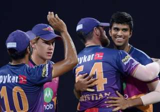 Pune beat Mumbai Indians by 20 runs to enter... Pune beat Mumbai Indians by 20 runs to enter...