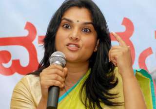 Ramya given charge of Congress social media team... Ramya given charge of Congress social media team...