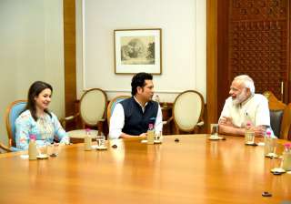 Sachin Tendulkar meets PM Modi - India TV Sachin Tendulkar meets PM Modi - India TV