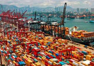 Containers at Shanghai port - India TV Containers at Shanghai port - India TV