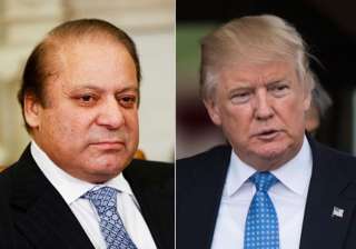 File pic of Nawaz Sharif and Donald Trump -... File pic of Nawaz Sharif and Donald Trump -...