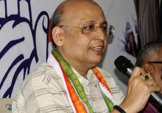 File pic of Congress spokesperson Abhishek... File pic of Congress spokesperson Abhishek...