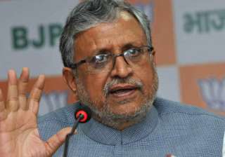 File pic of BJP leader Sushil Kumar Modi - India... File pic of BJP leader Sushil Kumar Modi - India...