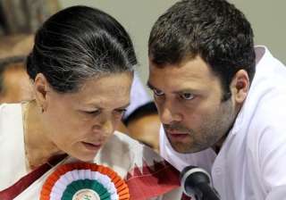 File pic of Sonia Gandhi and Rahul Gandhi -... File pic of Sonia Gandhi and Rahul Gandhi -...