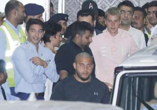 Justin Bieber arrives in India, Salman Khan’s... Justin Bieber arrives in India, Salman Khan’s...