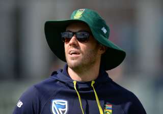 AB de Villiers of South Africa warms up before... AB de Villiers of South Africa warms up before...