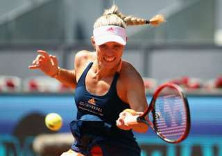 Angelique Kerber of Germany plays a forehand in... Angelique Kerber of Germany plays a forehand in...