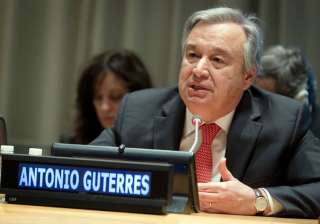 File pic of UN Secretary General Antonio Guterres... File pic of UN Secretary General Antonio Guterres...