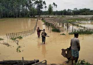 Rains wreak havoc in Assam, 60,000 hit - India TV Rains wreak havoc in Assam, 60,000 hit - India TV