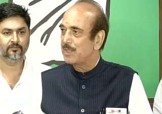 Congress leader Ghulan Nabi Azad speaks to media... Congress leader Ghulan Nabi Azad speaks to media...