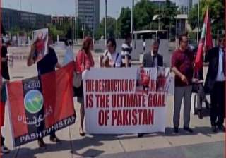 Baloch protesters in Geneva - India TV Baloch protesters in Geneva - India TV