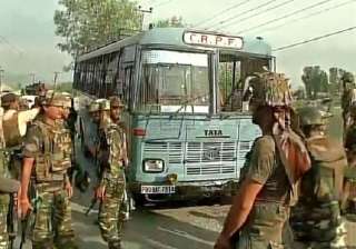 File pic - Two CRPF men injured in Kashmir... File pic - Two CRPF men injured in Kashmir...