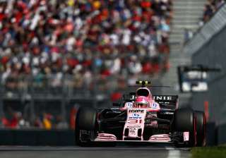 Esteban Ocon of France driving the (31) Sahara... Esteban Ocon of France driving the (31) Sahara...