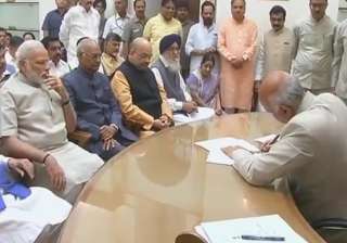 LIVE: At Ram Nath Kovind’s nomination today,... LIVE: At Ram Nath Kovind’s nomination today,...