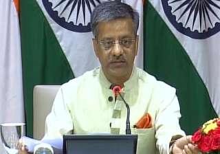 External Affairs Ministry spokesperson Gopal... External Affairs Ministry spokesperson Gopal...