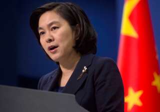 Chinese Foreign Ministry spokesperson Hua... Chinese Foreign Ministry spokesperson Hua...