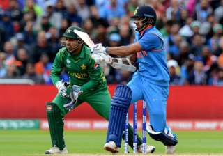 Dhawan plays a shot during ICC Champions Trophy... Dhawan plays a shot during ICC Champions Trophy...