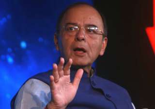 Arun Jaitley speaks at an event in New Delhi on... Arun Jaitley speaks at an event in New Delhi on...