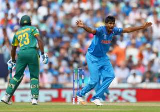 Jasprit Bumrah of India succesfully appeals -... Jasprit Bumrah of India succesfully appeals -...