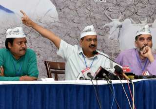 Kejriwal and others party leader at party Kisan... Kejriwal and others party leader at party Kisan...