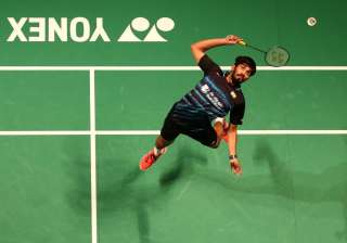 Kidambi Srikanth of India in action - India TV Kidambi Srikanth of India in action - India TV