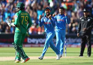 Virat Kohli celebrates the dismissal of a... Virat Kohli celebrates the dismissal of a...
