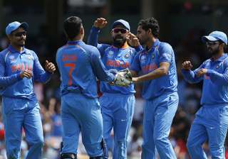 Virat Kohli celebrates the dismissal of a South... Virat Kohli celebrates the dismissal of a South...