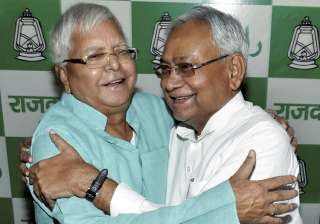 Nitish Kumar greets Lalu on his 70th birthday -... Nitish Kumar greets Lalu on his 70th birthday -...