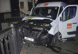 The van used in the London Bridge attacks of June... The van used in the London Bridge attacks of June...