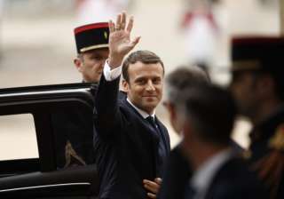 Emmanuel Macron’s party on course for huge... Emmanuel Macron’s party on course for huge...