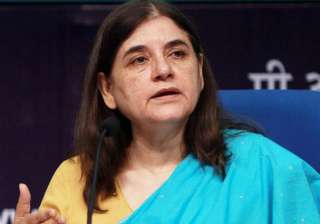 File pic of Union minister Maneka Gandhi - India... File pic of Union minister Maneka Gandhi - India...