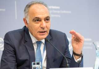 File pic of President of COP22 Salaheddine... File pic of President of COP22 Salaheddine...
