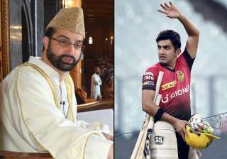 Gambhir takes on Mirwaiz as celebrations erupt in... Gambhir takes on Mirwaiz as celebrations erupt in...