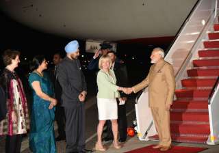 PM Modi arrives in US on the second leg of... PM Modi arrives in US on the second leg of...