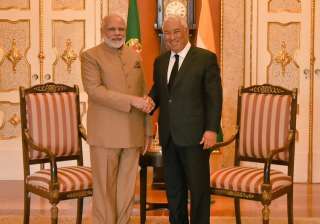 PM Modi meets Portuguese counterpart Antonio... PM Modi meets Portuguese counterpart Antonio...