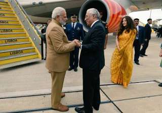 PM Modi leaves for US after concluding Portugal... PM Modi leaves for US after concluding Portugal...