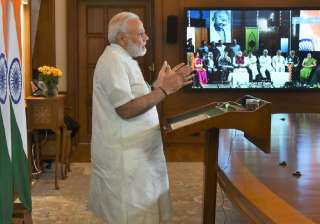 PM Modi addressing the 5th International... PM Modi addressing the 5th International...